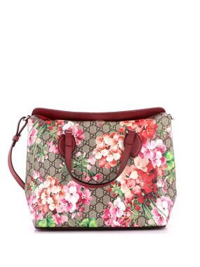 Gucci Signature Fold Over Tote Blooms #236596G84B